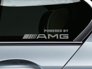 Mercedes Naljepnica za auto Powered by AMG