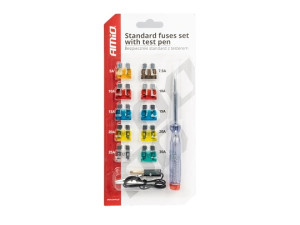 Set mini auto osigurača sa briferom AMIO 040012