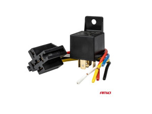 Auto relej AMIO 12V 5 PIN 040013