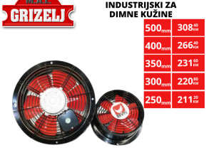 Ventilator ventilatori zidni industrijski BVN GARANCIJA