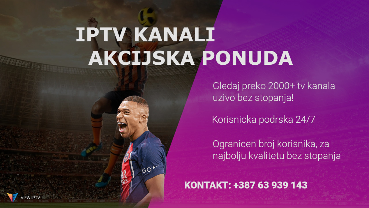 IPTV, kanali preko interneta, akcija