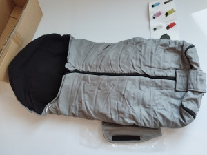 Univerzalna zimska vreća za dječja kolica, za bebe, siva