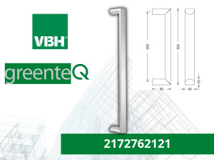 Rukohvat za vrata 800mm 90stepeni INOX