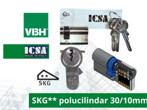 Cilindar 30mm/10m SKG** sigurnosni polucilindar