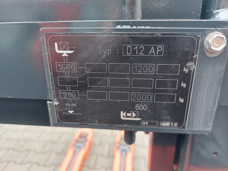 Elektro paletar - Viljuskar LINDE D12AP