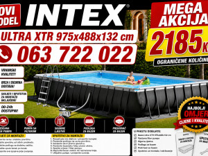 Bazen XTR 975x488x132 GRATIS pumpa, 063-722-022, BAZENI