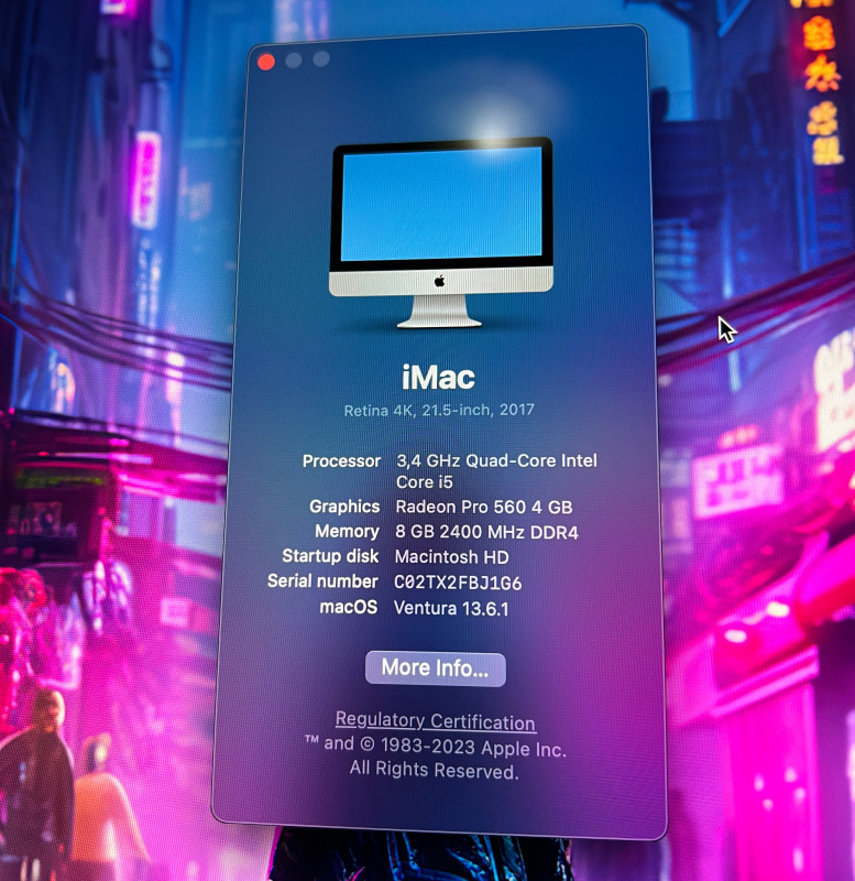 Apple iMac All in One 21,5 inča, 4K, 2017