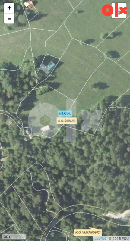 Zemljište Kakanj Ponijeri Plane