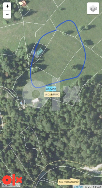 Zemljište Kakanj Ponijeri Plane 2