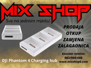 Battery Charging Hub punjač za 3 baterije for DJI PHANTOM 4 Dron