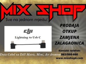 DATA CABLE DJI MAVIC MINI AIR 2S 3 4 5 PRO Lightning USB Type C