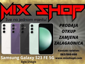 Samsung Galaxy S23 FE 5G 8/256GB *Garancija*Zamjena* 8GB S23FE
