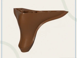 Noga/Nogica za namještaj Junus H-10 Smeđa