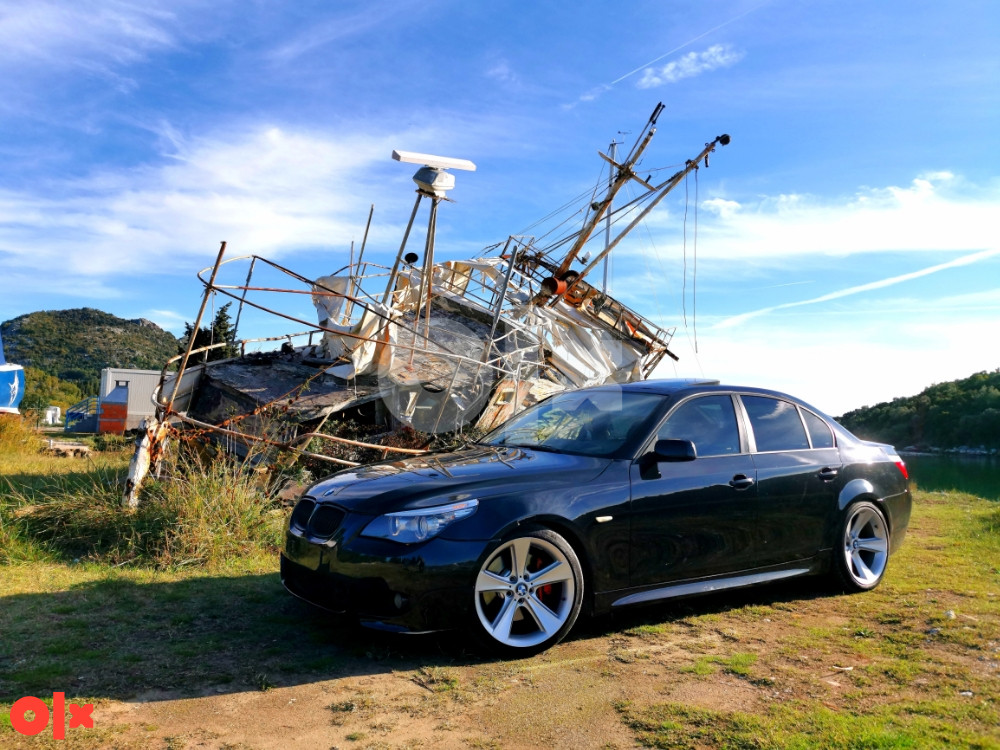 BMW 545i E60 V8 siber head up full
