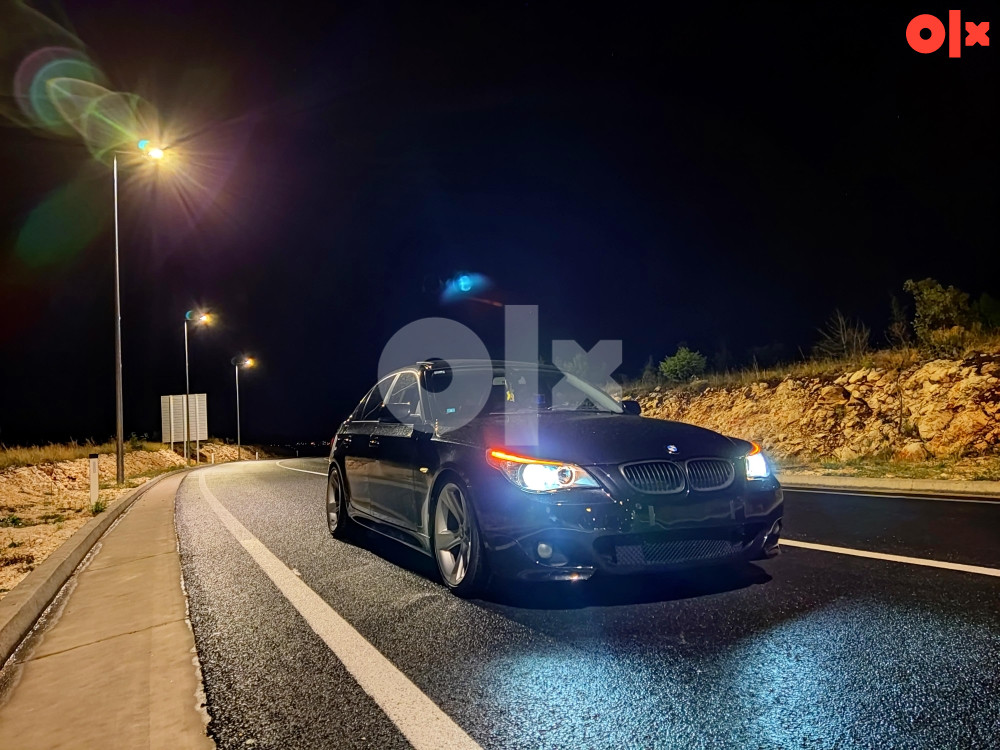 BMW 545i E60 V8 siber head up full