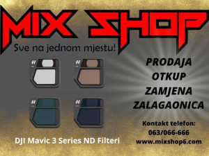 DJI MAVIC 3 dron ORIGINAL ND Filters Set (ND4/8/16/32) 4 Filteri