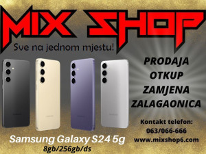 Samsung Galaxy S24 5G 256GB *Novo*Garancija*Zamjena* ds