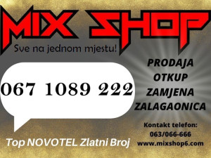 *067-1089-222* NOVOTEL GOLD ZLATNI BROJ TOP VIP BROJEVI