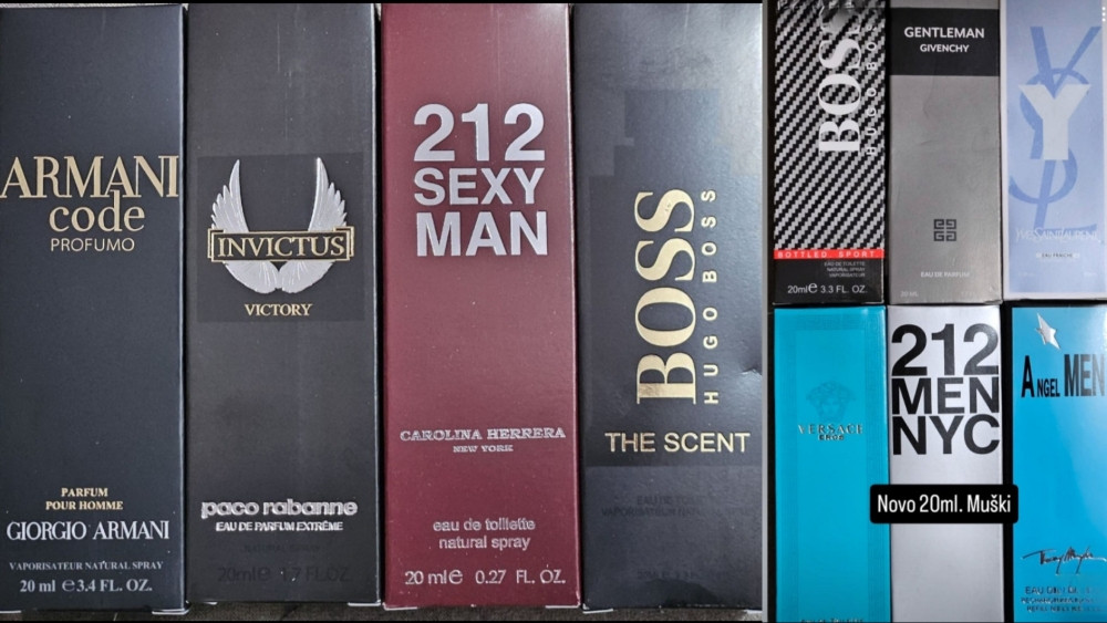 Muški i ženski parfemi 50ml+20ml AKCIJA (testeri)