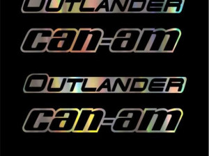 CAN-AM naljepnice - Holo OilSlick efekat naljepnica