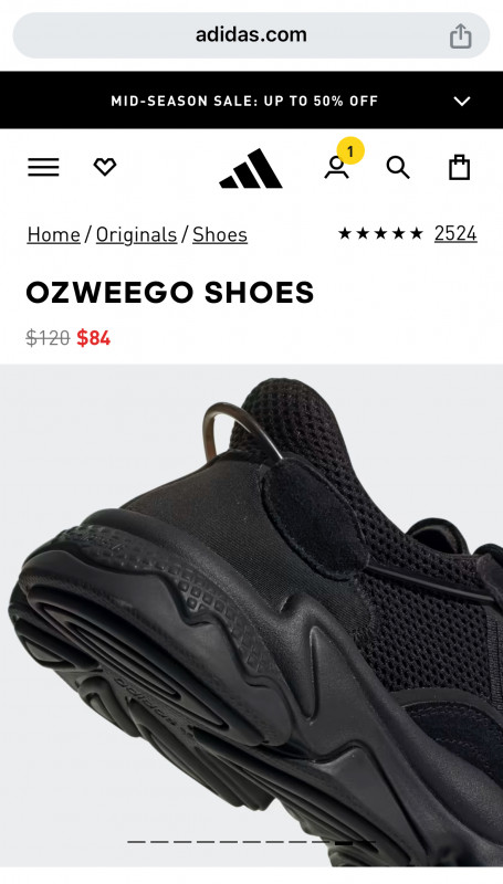 Ženske kožne patike ADIDAS Ozweego (Original) Koža