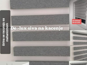 ZEBRA ZAVJESE RAZNIH DIMENZIJA I BOJA