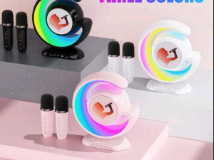 Pametna G RGB Lampa Bezicni
Punjac Zvucnik Bluetooth Dva Mikrofon