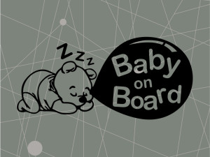 Auto naljepnica Beba medo u autu naljepnice beba u autu