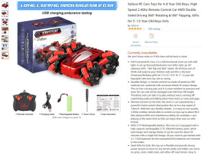 RC Stunt autić, na punjenje, za djecu 3-12 godina