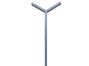 Ulična lampa sa stupom dupla 4m