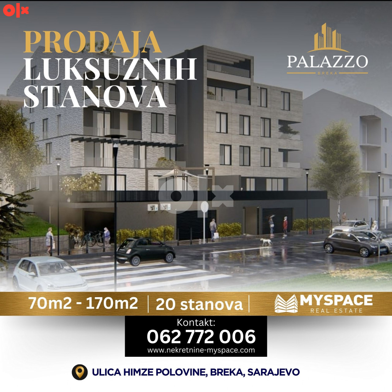 MY SPACE/ Stan/ Breka/ NOVOGRADNJA PALAZZO/ 97m2 3