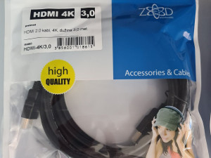 HDMI kabal 3m 4K