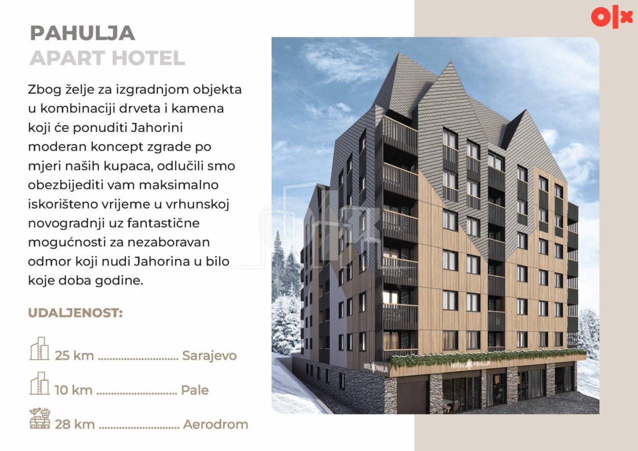 Apartman jedna spavaća Jahorina Pahulja prodaja 3