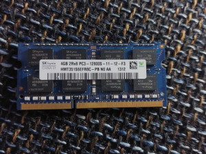 RAM memorija DDR3 4 GB Laptop 12800s