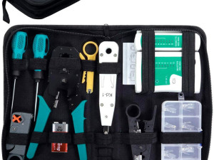 SGILE 12in1 torbica set alata za LAN kablove, tester,RJ-45,RJ-11