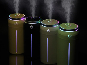Mini Humidifier, Diffuser, Mist maker, RGB, 220ML