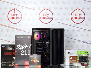 Gaming PC Ryzen 5 5500 16GB RX 7600 RX7600 8GB