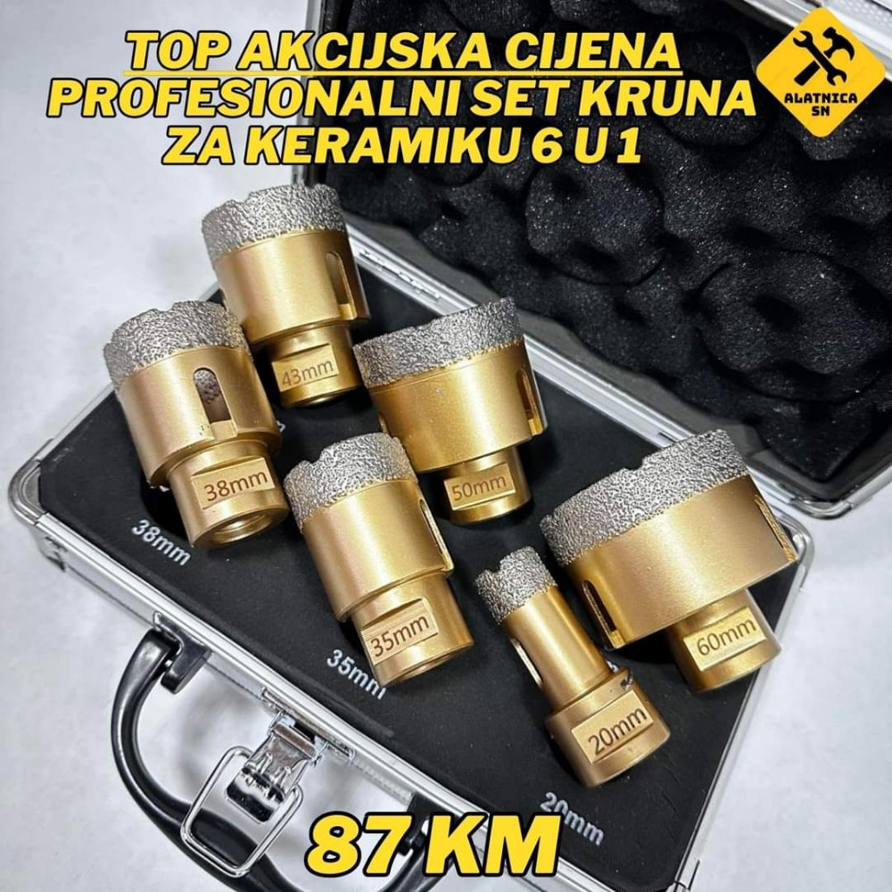 Set kronera za keramiku 6/1