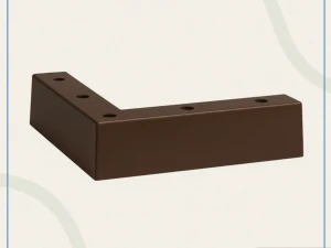 Noga/Nogica za namještaj L H-14x14x4 Smeđa