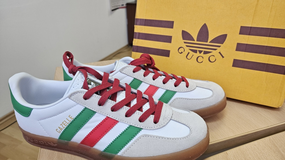 adidas gazelle silver green womens adidas Gazelle Indoor Mens Lifestyle Shoes (Shadow Red/Green/Wonder White)