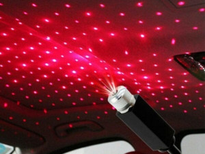 Zvjezdano nebo za auto - crvena boja