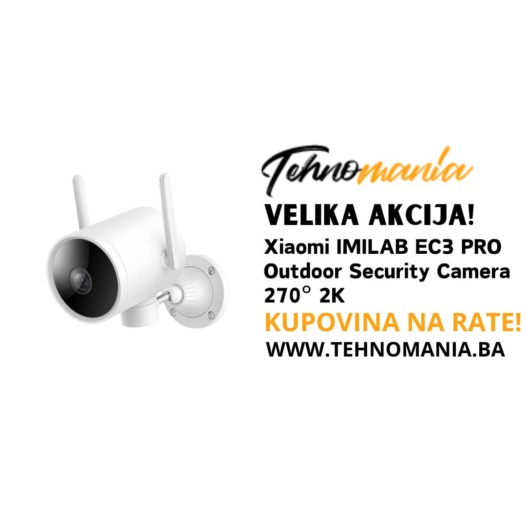 Xiaomi Mijia IMILAB EC3 PRO Security Camera 2K VANJSKA KAMERA