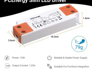 SLIM LED NAPAJANJE PCE15-12-1,25-LED-S