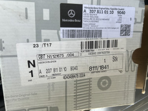 Mercedes E Coupe W207 staklo retrovizora a2078110110