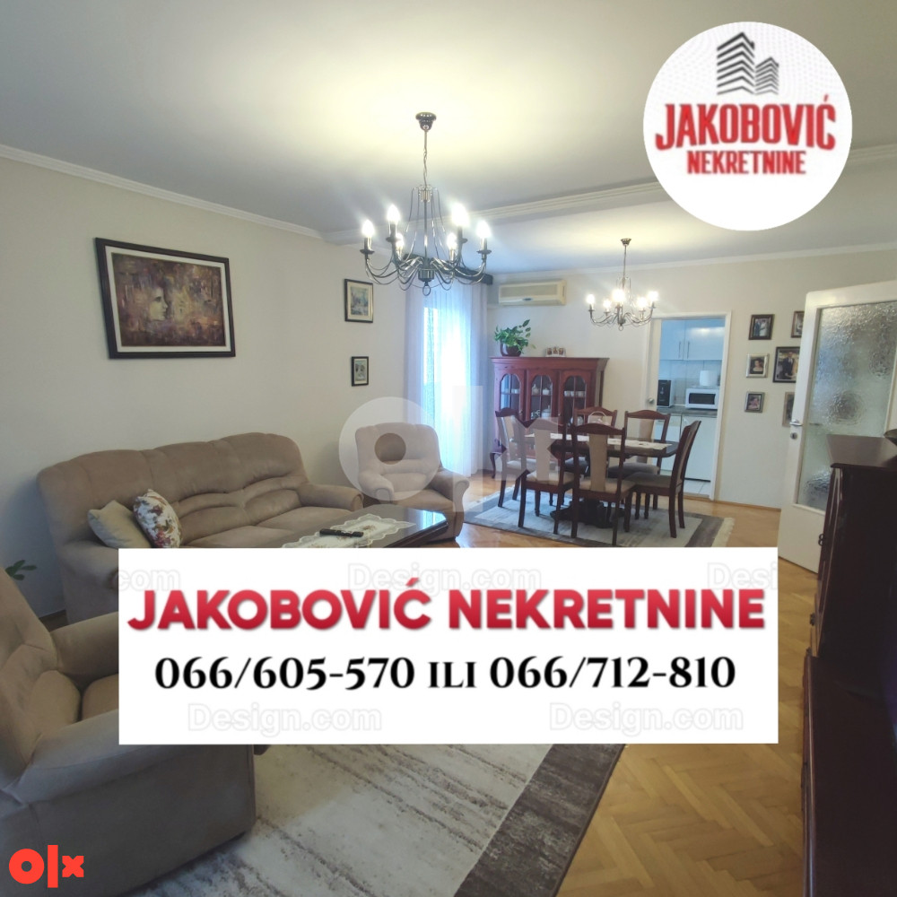 Trosoban stan u centru grada,81m2