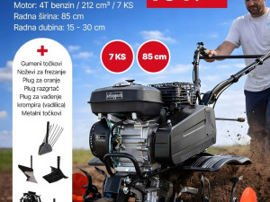Scheppach motorni kultivator freza kopačica MTP750 7 KS sa priklj