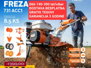 RURIS motorna kopačica kultivator freza 731ACC1 GRATIS