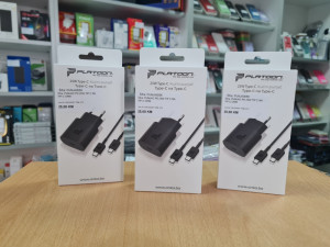 BRZI PUNJAČ 25W  TYPE-C NA TYPE-C  CRNI