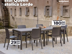 Baštenski set Queen za 8 osoba