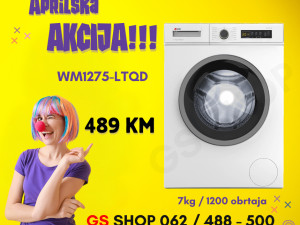 VOX veš mašina 7kg 1200 obrtaja WM1275 LTQD